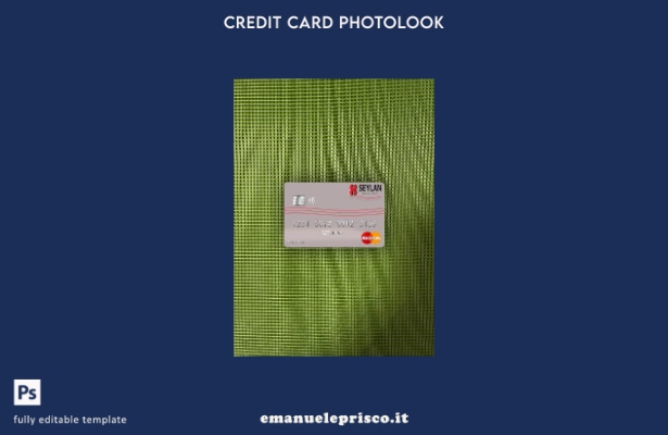 modello frontale photolook mastercard Sri Lanka Seylan Bank Plc in stile verific